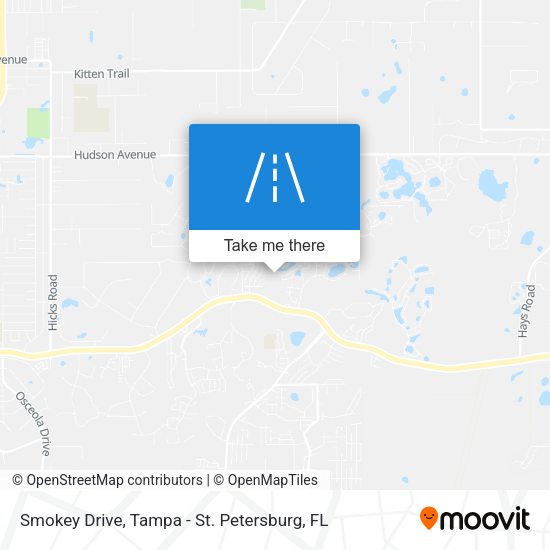 Smokey Drive map