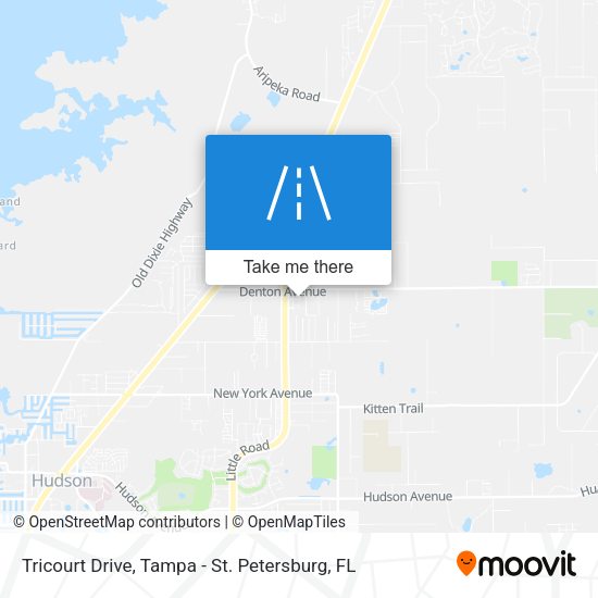 Mapa de Tricourt Drive