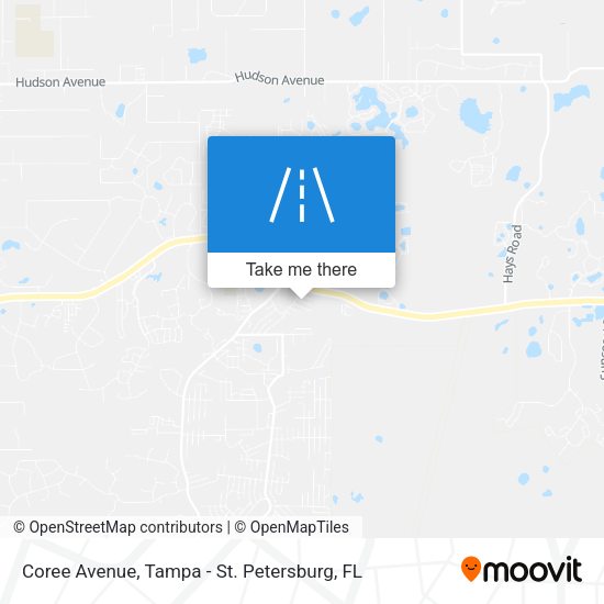 Coree Avenue map