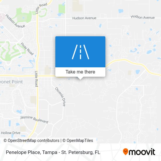 Penelope Place map