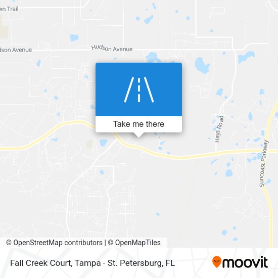 Mapa de Fall Creek Court