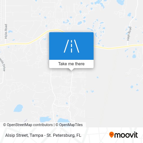Alsip Street map