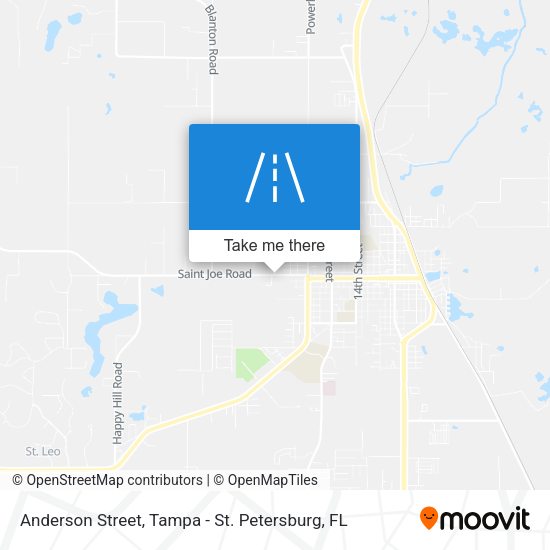 Mapa de Anderson Street