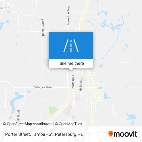 Porter Street map