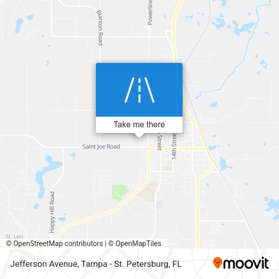 Mapa de Jefferson Avenue