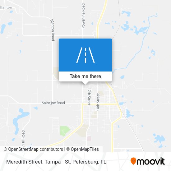 Mapa de Meredith Street