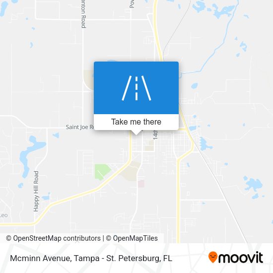 Mcminn Avenue map