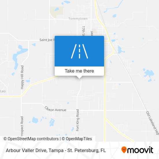 Mapa de Arbour Valler Drive