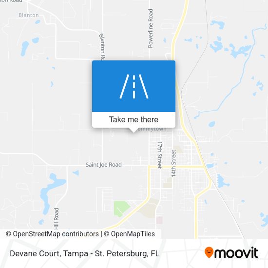 Devane Court map