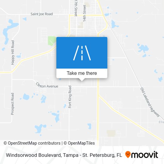 Windsorwood Boulevard map