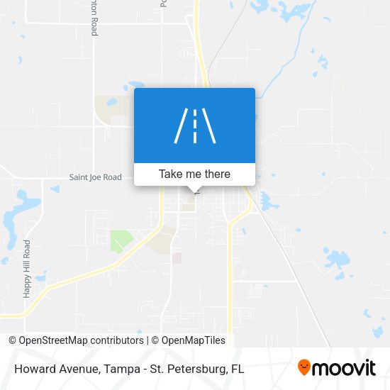 Howard Avenue map