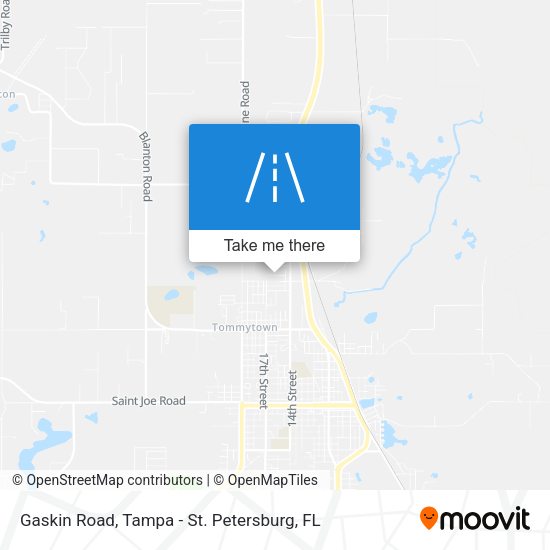 Gaskin Road map