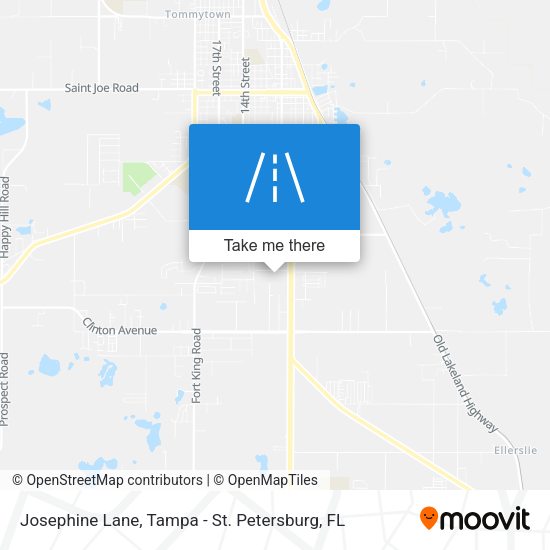 Mapa de Josephine Lane