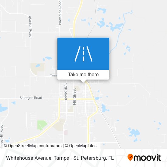 Whitehouse Avenue map