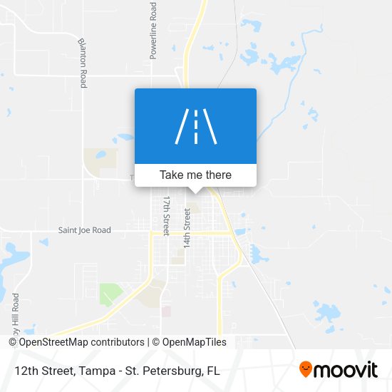 12th Street map