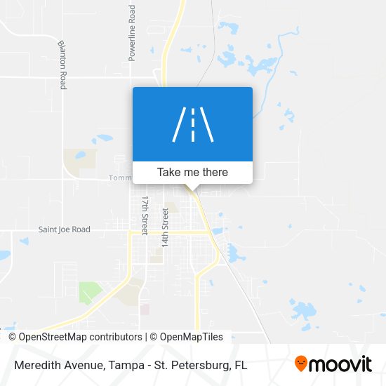 Mapa de Meredith Avenue