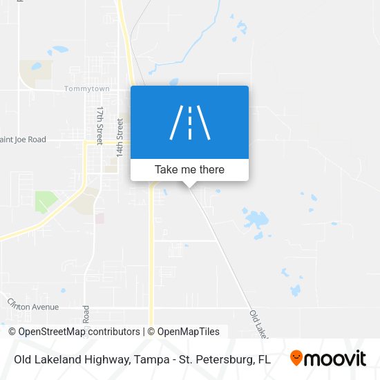 Mapa de Old Lakeland Highway