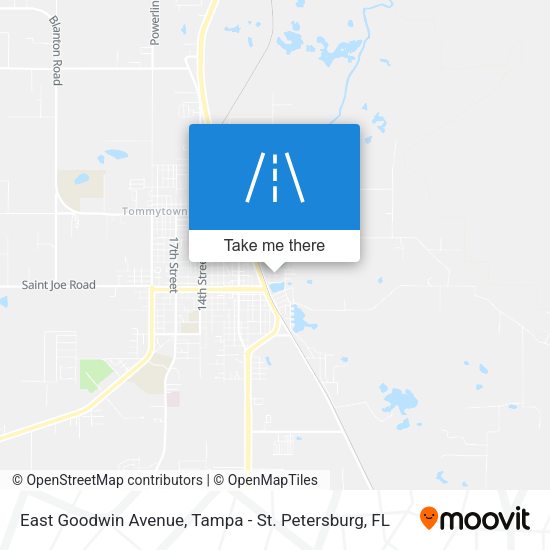 East Goodwin Avenue map