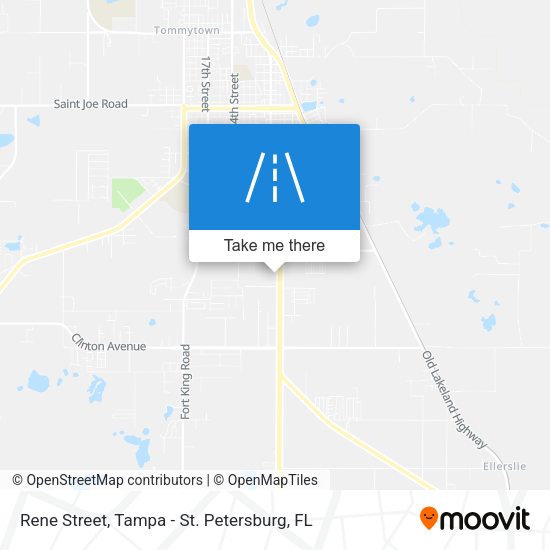 Rene Street map