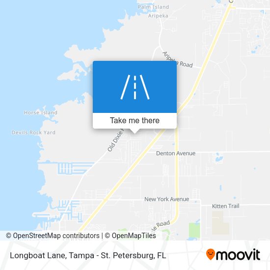 Longboat Lane map