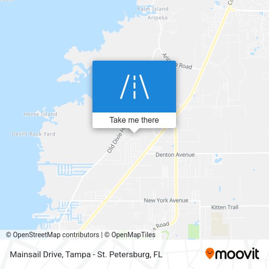 Mainsail Drive map