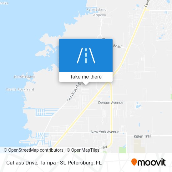 Cutlass Drive map