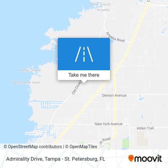 Mapa de Admirality Drive
