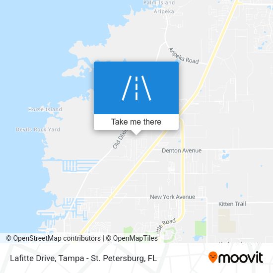 Lafitte Drive map