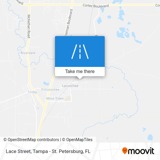 Lace Street map