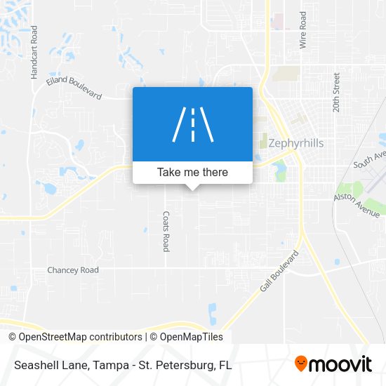 Seashell Lane map
