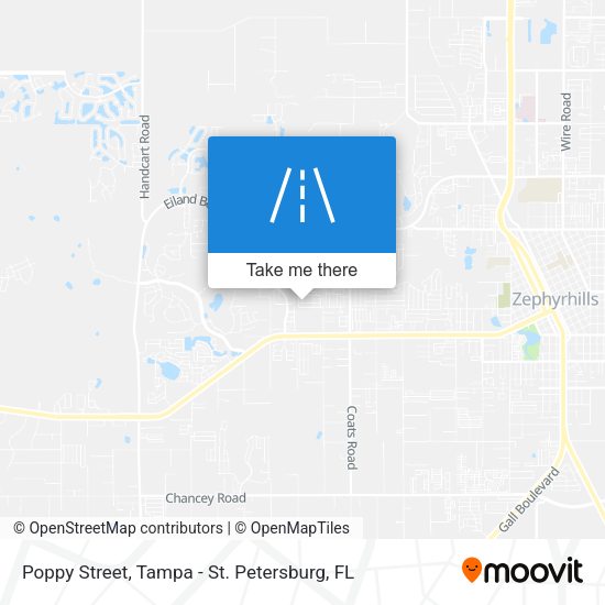 Poppy Street map
