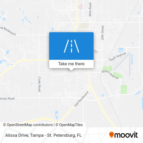 Alissa Drive map