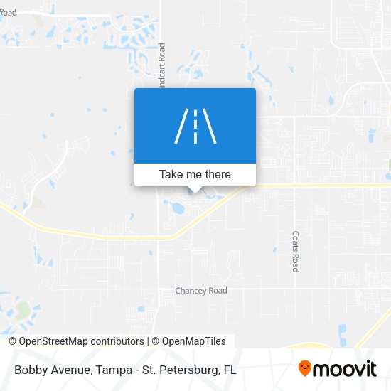 Bobby Avenue map