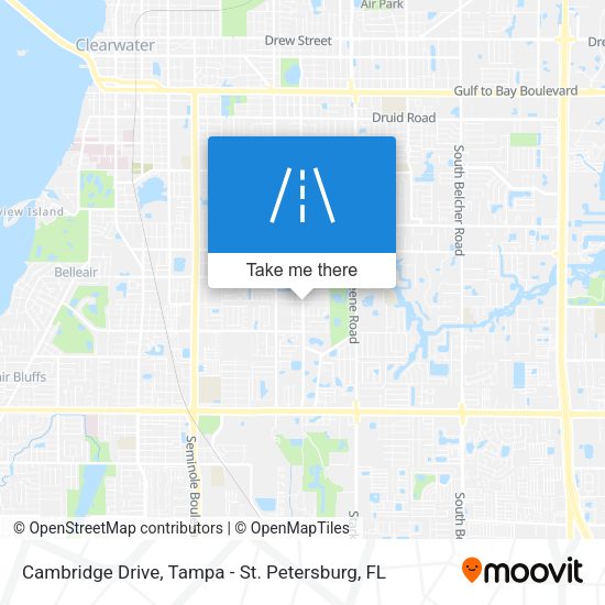 Cambridge Drive map