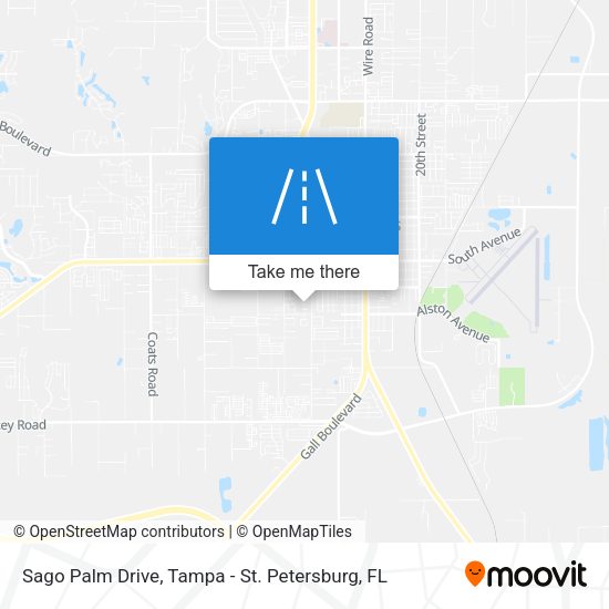 Sago Palm Drive map