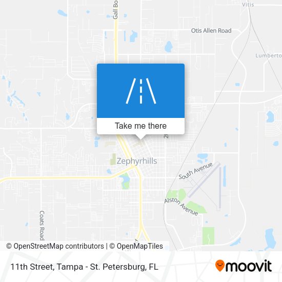 11th Street map