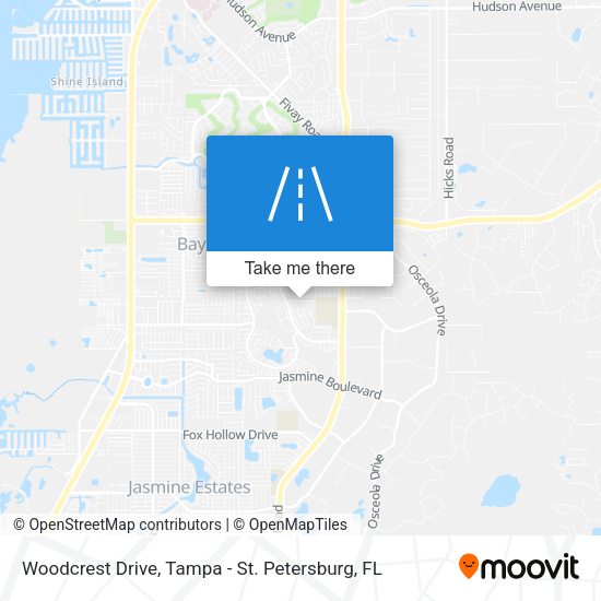 Mapa de Woodcrest Drive