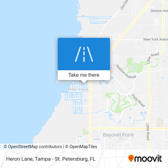 Heron Lane map