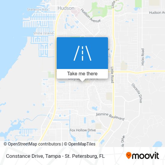 Constance Drive map
