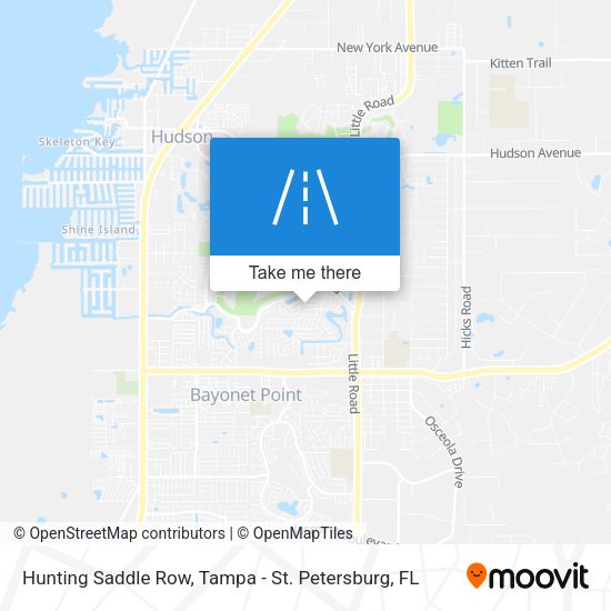 Mapa de Hunting Saddle Row