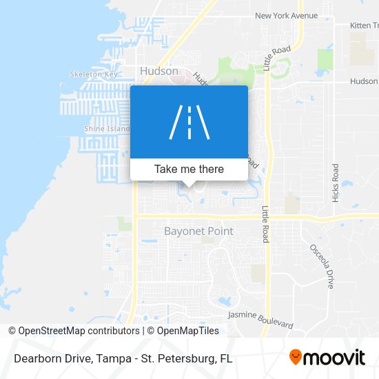 Dearborn Drive map