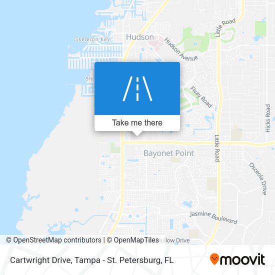 Mapa de Cartwright Drive