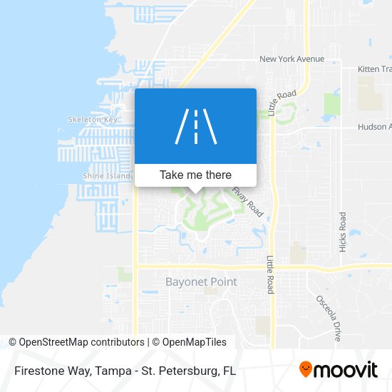 Firestone Way map