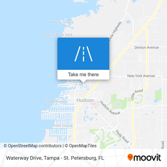 Waterway Drive map