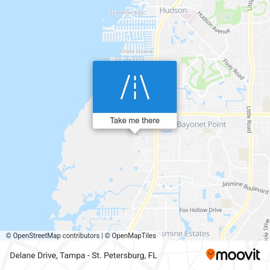 Delane Drive map