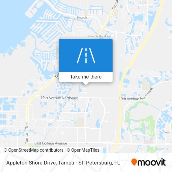 Mapa de Appleton Shore Drive