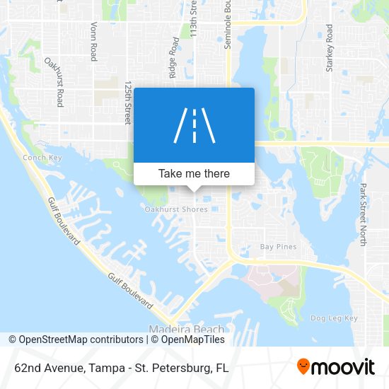 Mapa de 62nd Avenue