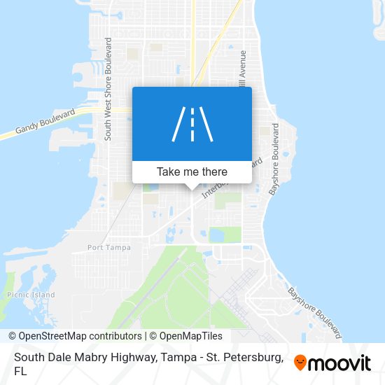 Mapa de South Dale Mabry Highway