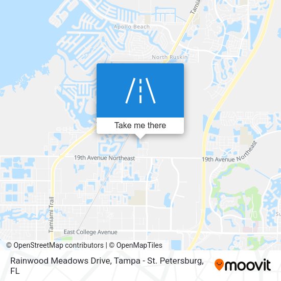 Rainwood Meadows Drive map