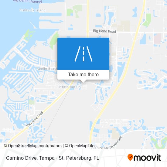 Camino Drive map
